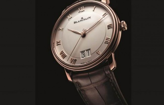 Компания Blancpain представила часы Villeret Grande Date